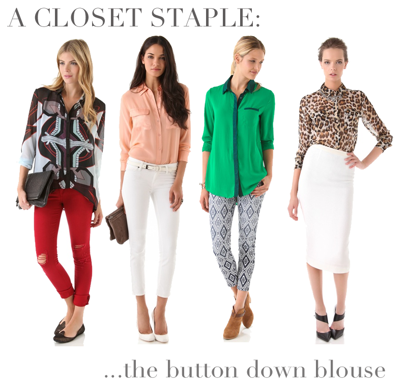 The Button Down Blouse • BrightonTheDay
