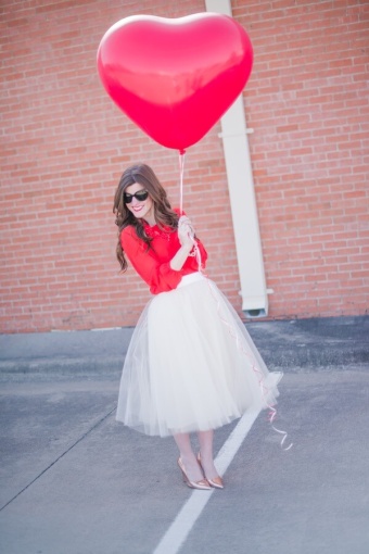 Tulle Skirt Valentines Day Outfit • BrightonTheDay