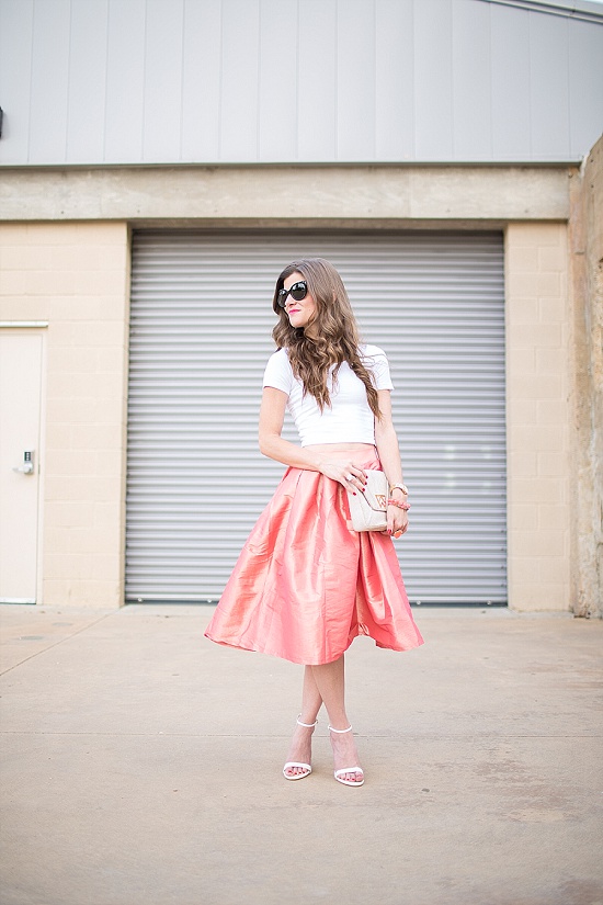 Peachy Midi Skirt