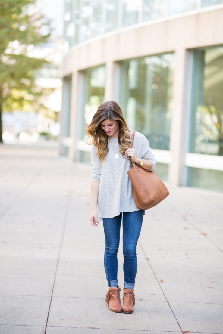 Simple Grey Sweater • BrightonTheDay