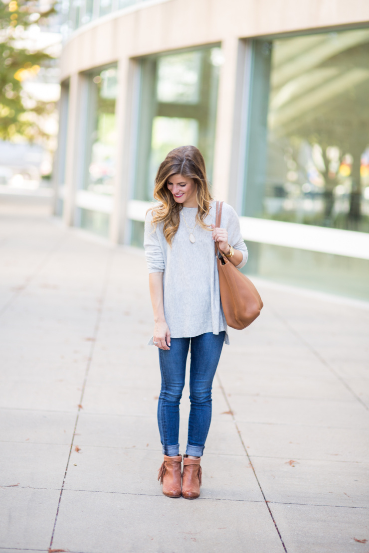 Simple Grey Sweater • BrightonTheDay