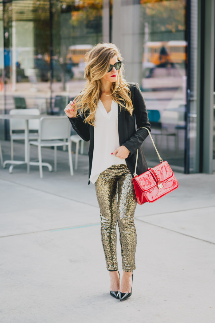 What to Wear With Sequin Pants This Holiday Season - Style Over