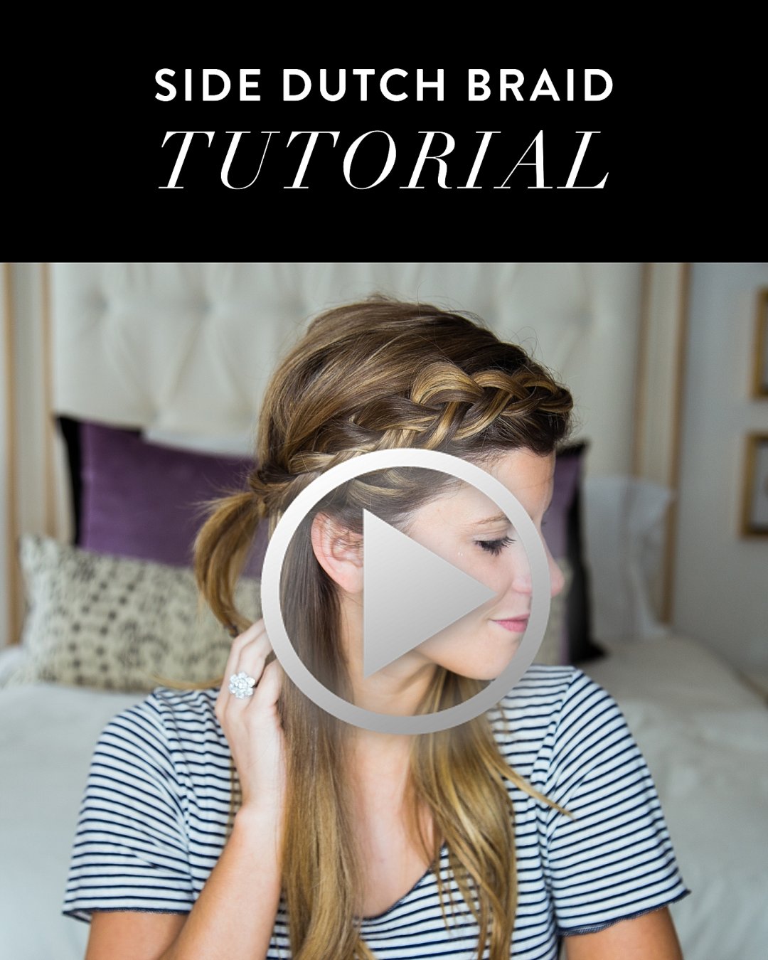 How To Do A Side Braid Dutch Side Braid Hair Tutorial