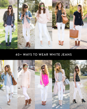 What to Wear With White Jeans - Everything You Need To Know