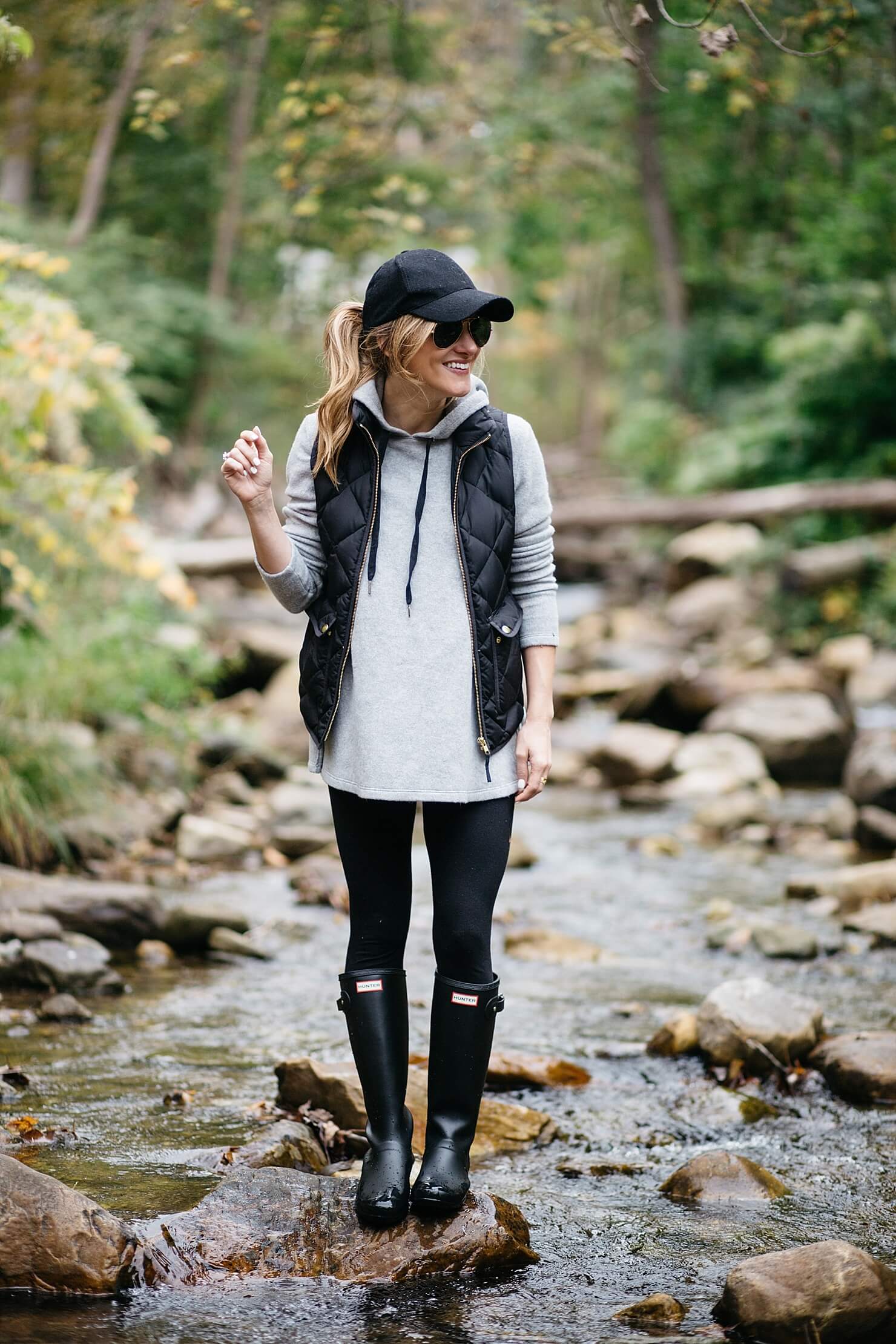 Easy and Cute Snow Outfits with Hunter Boots