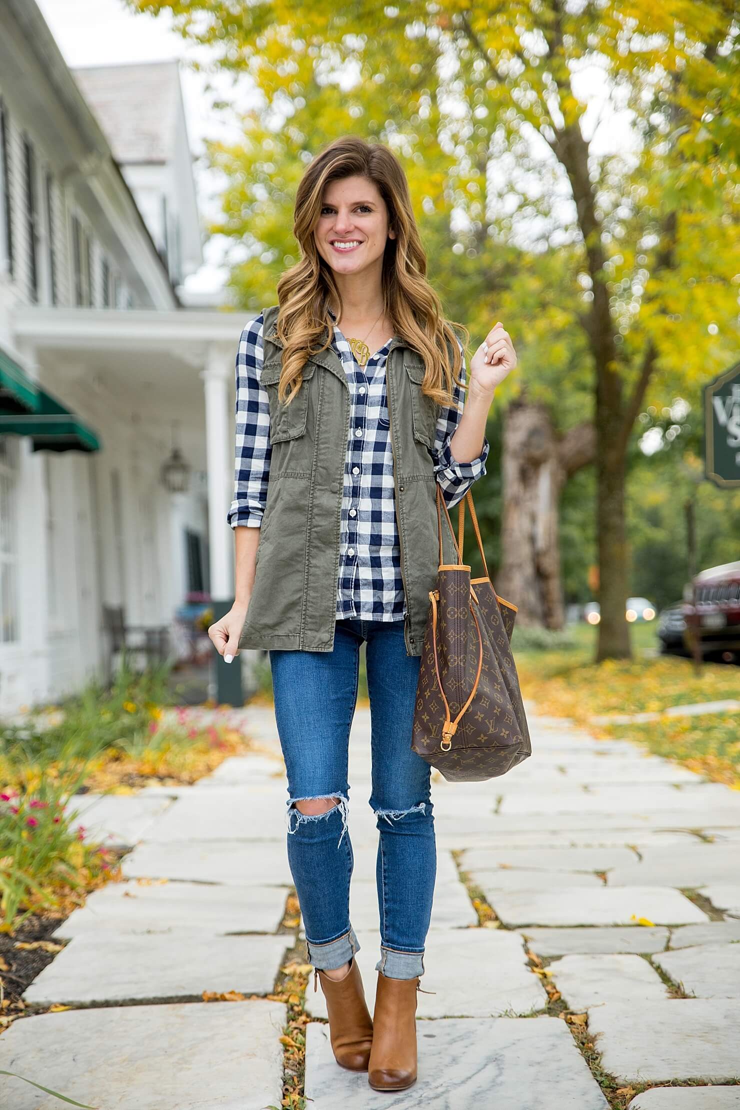 How to style a gingham shirt • BrightonTheDay