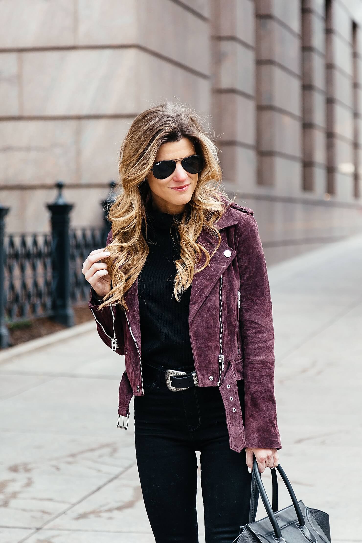 cute outfits with black jean jacket
