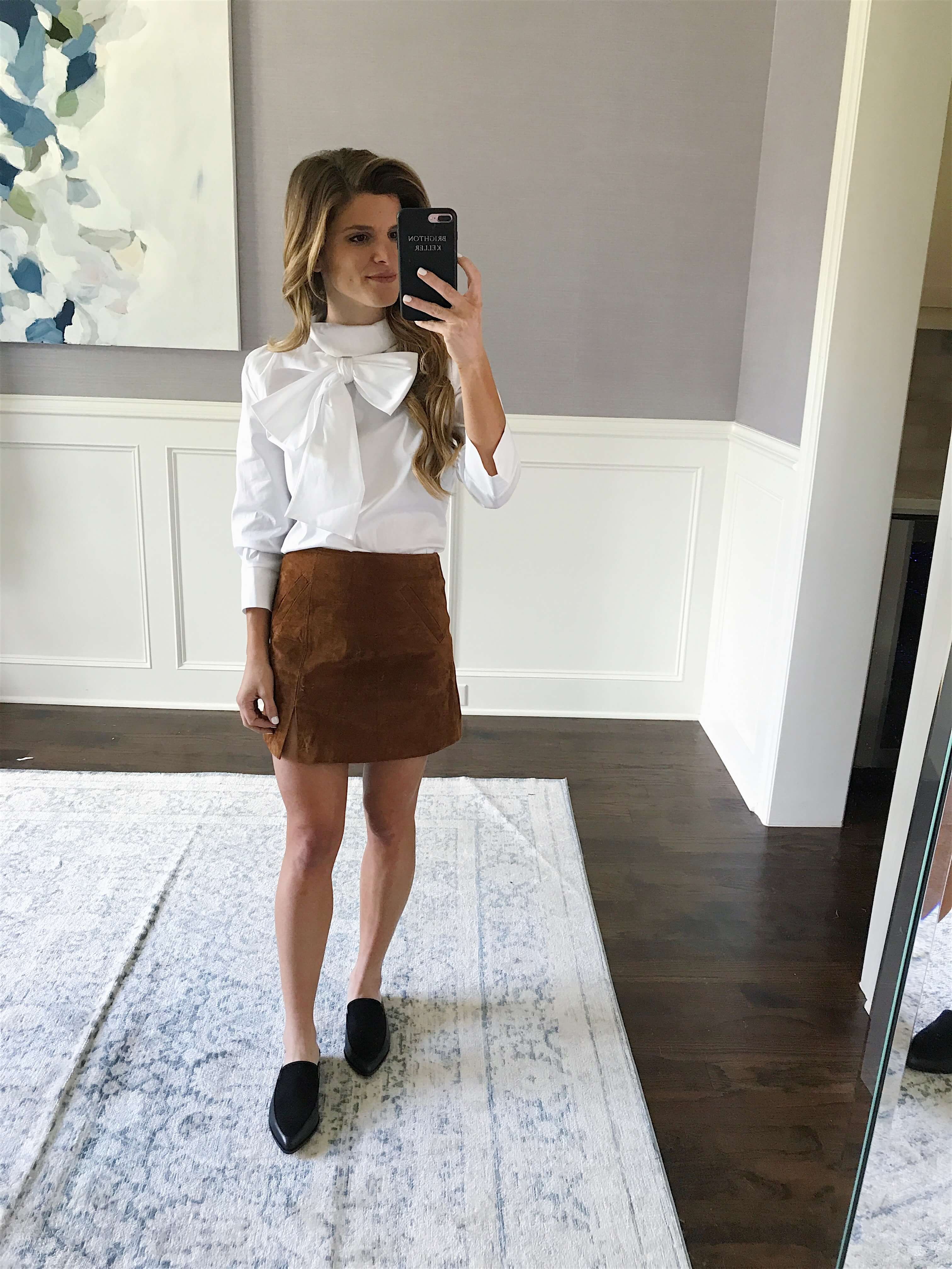 Fall Essential: The Suede Skirt • BrightonTheDay
