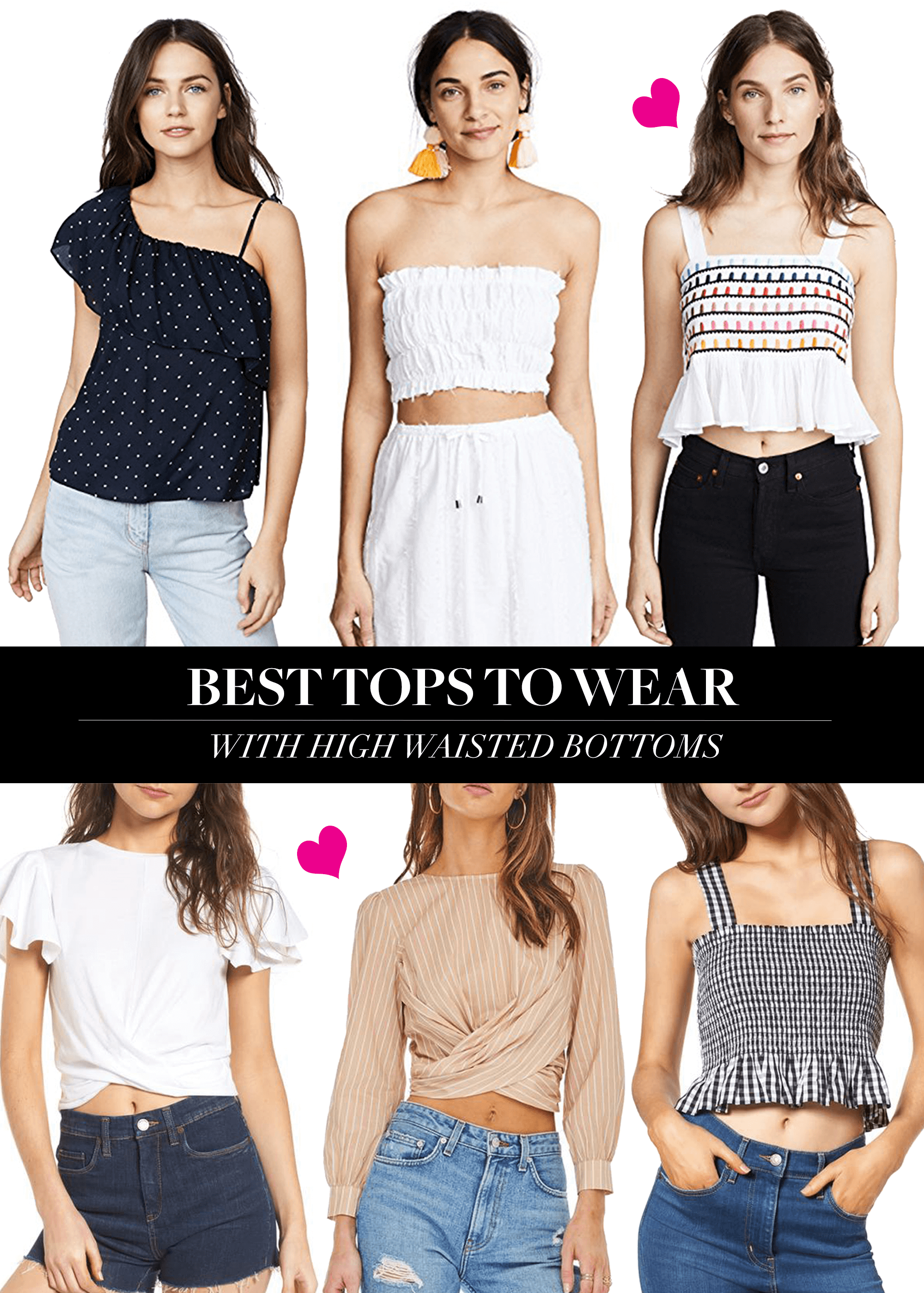  Tops To Wear With High Waisted Pants