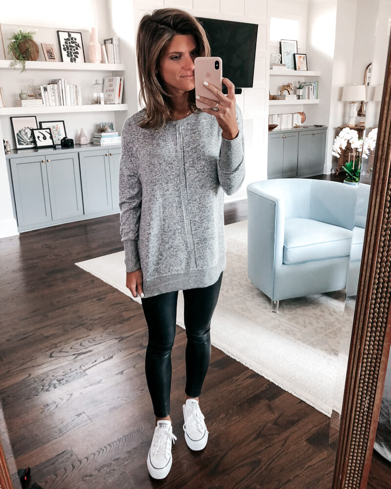 sweater with leggings outfit