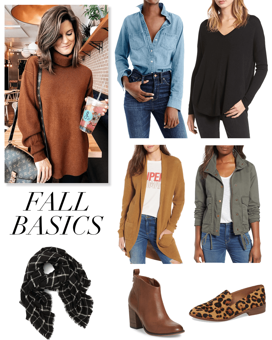 Basics for fall✨ Links are in my bio: on my  storefront under “fall  outfits + basics” list idea & sizing details are on the �