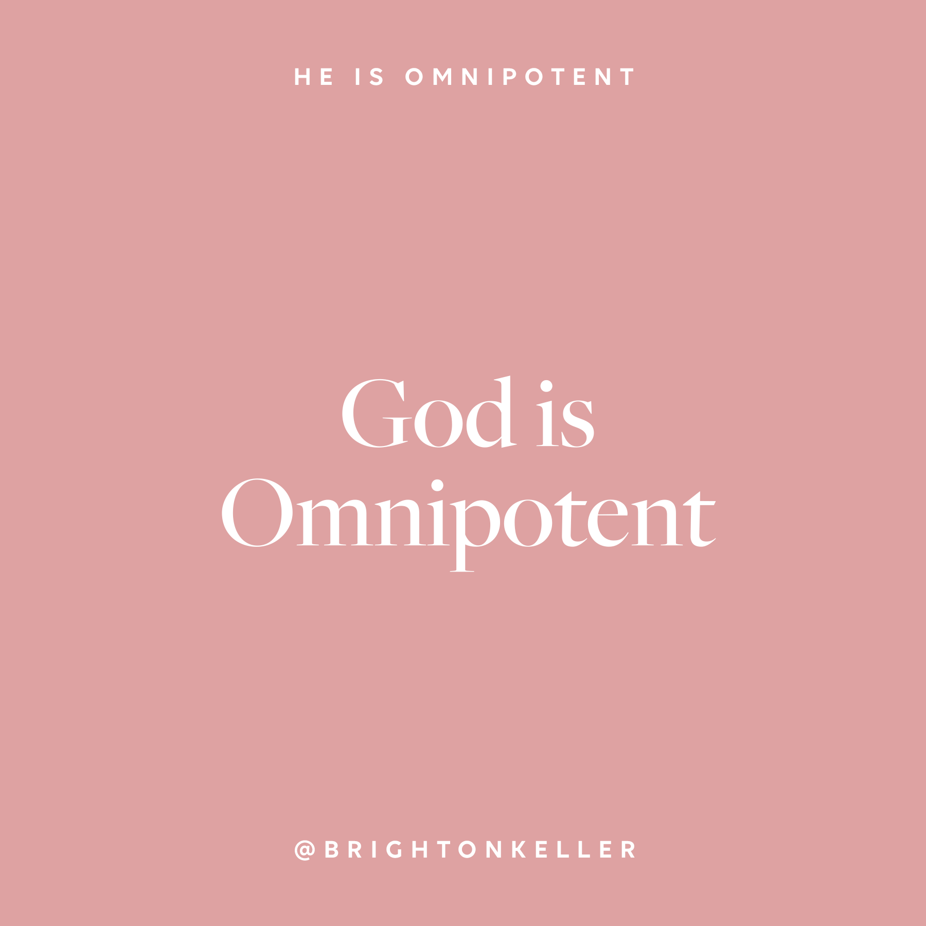 god is omniscient