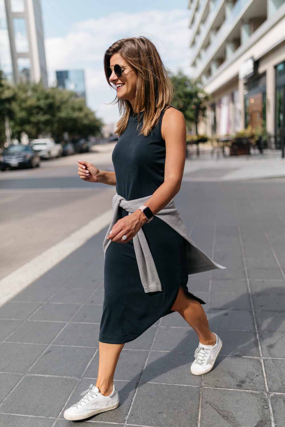 dress with sneakers 2019