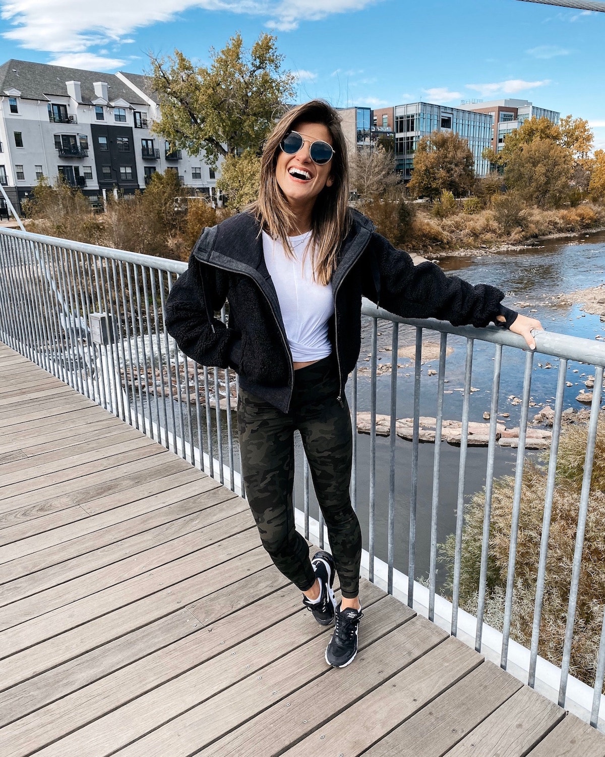 Athleisure Outfits with Camo Leggings – Dressed in Faith