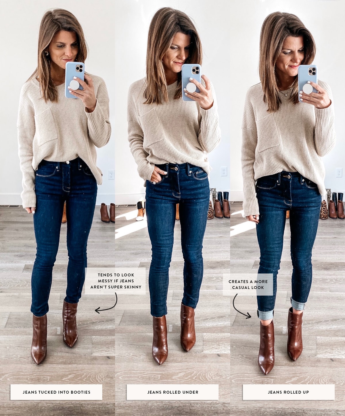 skinny jeans and ankle boots outfits