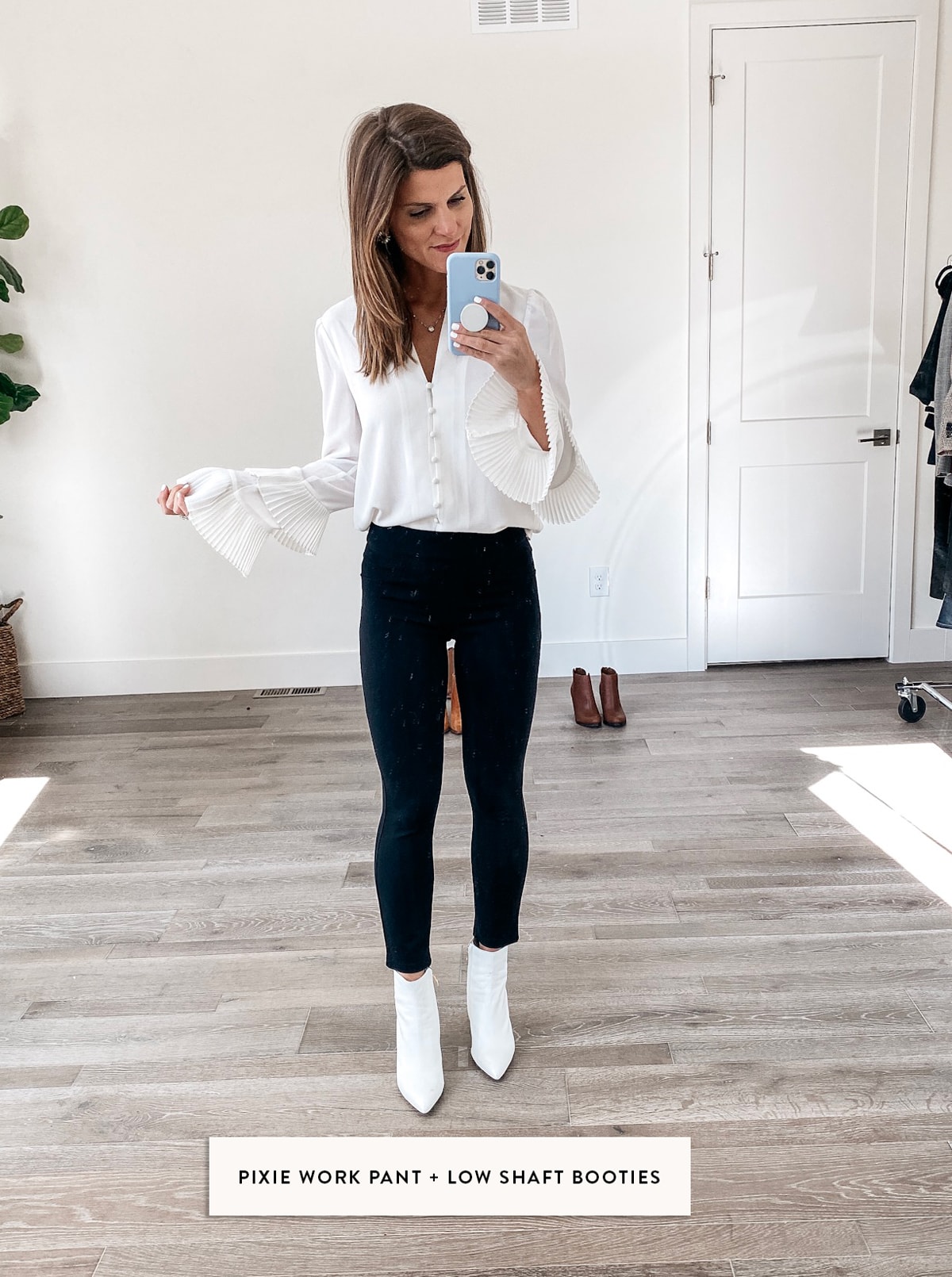white heel boots outfit