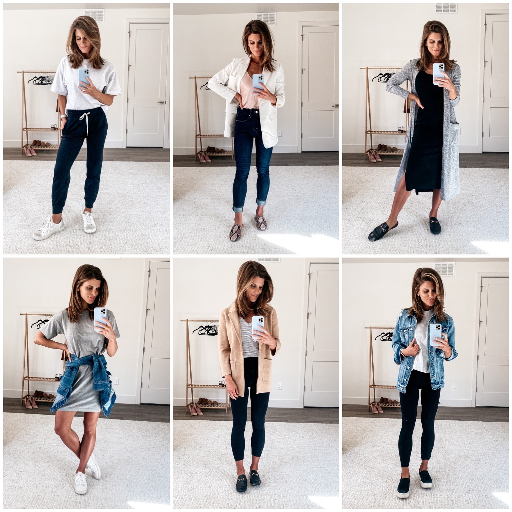 A Week in Work from Home OOTD's