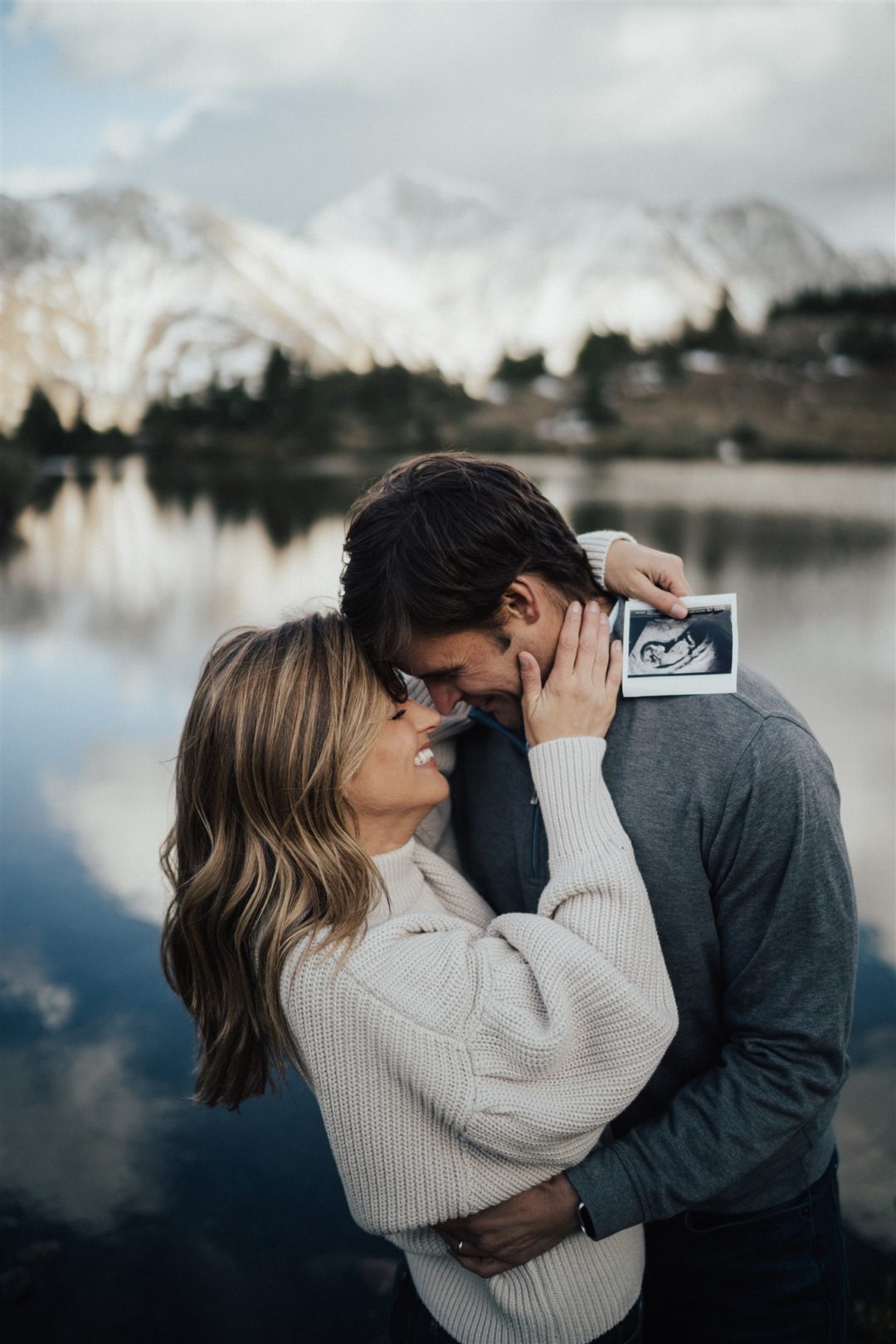 Mountain hot sale baby announcement