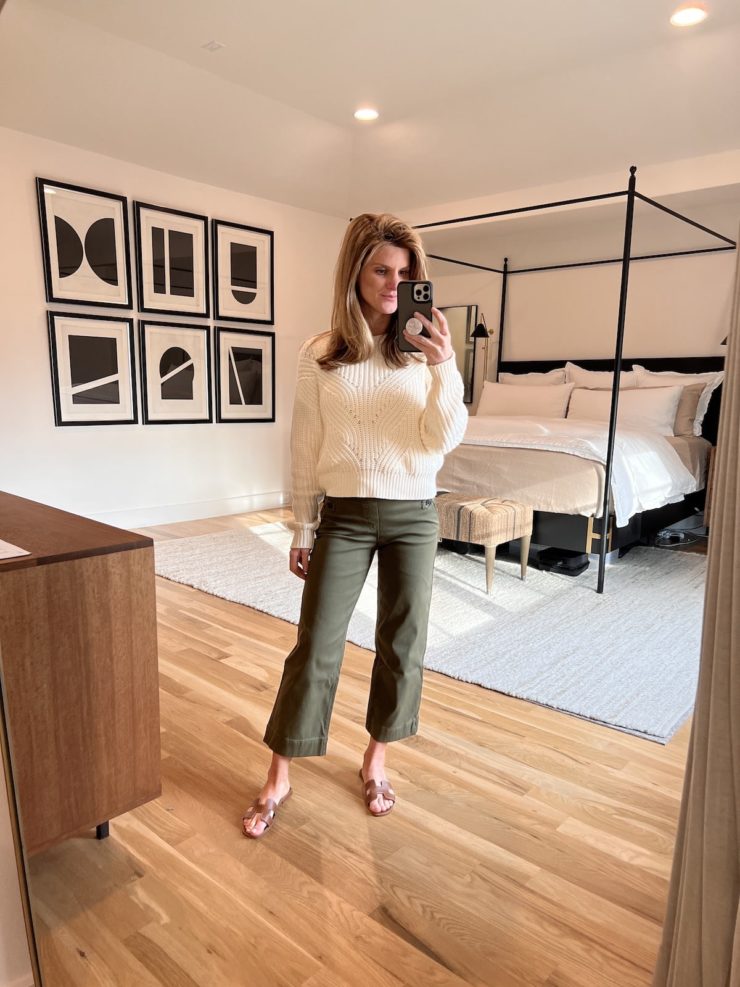 https://www.brightontheday.com/wp-content/uploads/2022/03/Brighton-Butler-wearing-spanx-twill-wide-leg-pant-in-olive--740x987.jpg