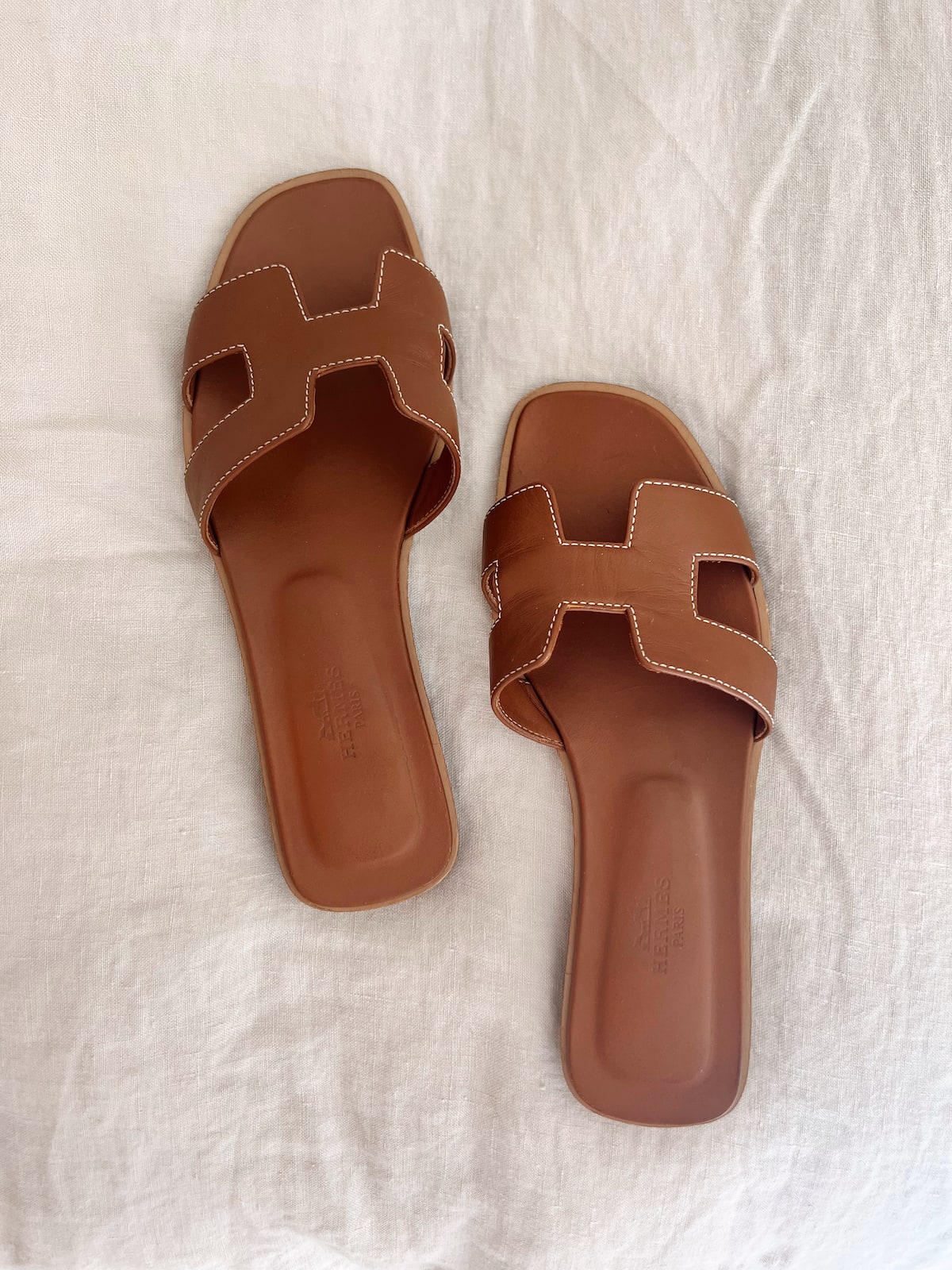 Hermes Oran sandals Tan – Anastasia @ personal shopper london