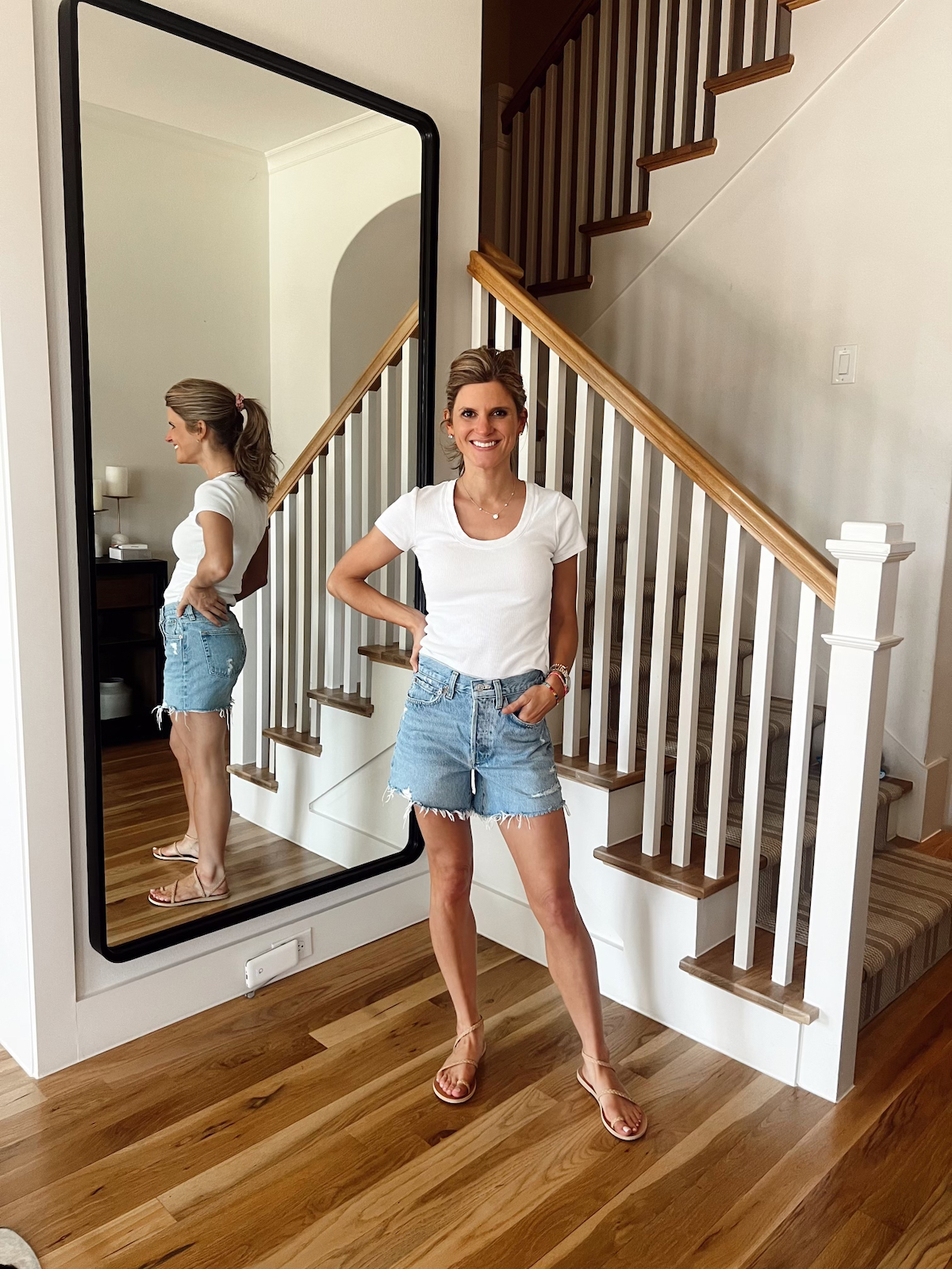 AGOLDE Parker Denim Shorts Long Vs. Cutoffs BrightonTheDay