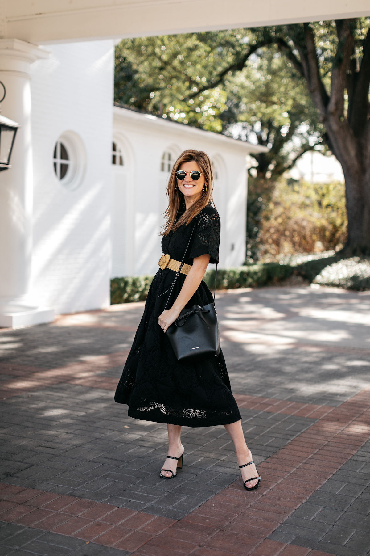 brighton butler black anthropologie dress