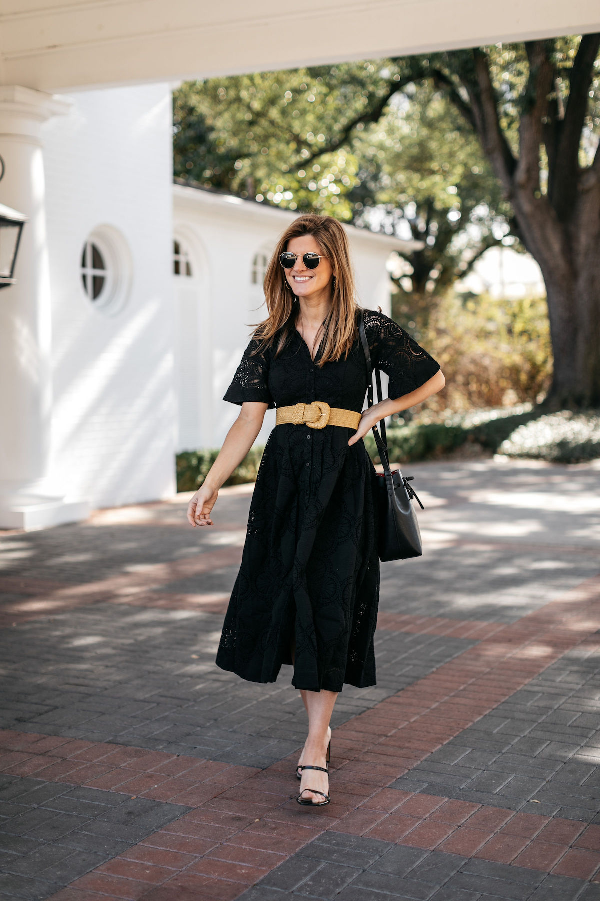 brighton butler black anthropologie dress