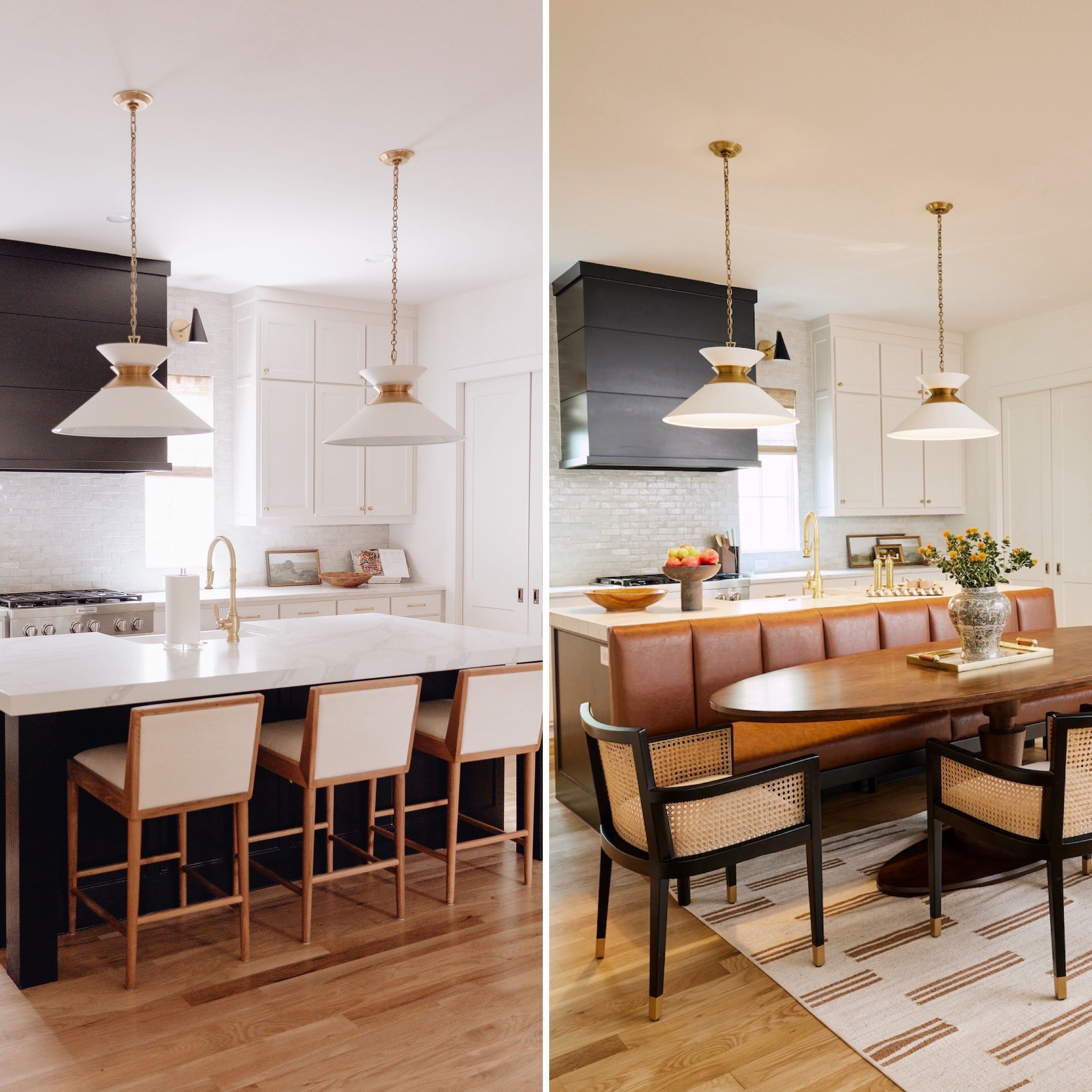 brighton butler banquette kitchen island 