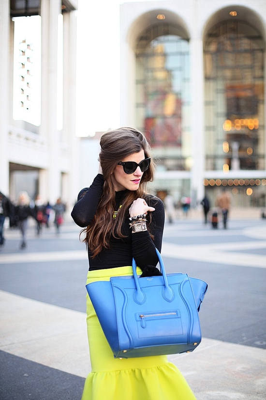 blue celine luggage tote prada cat eye sunglasses