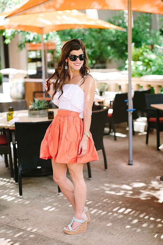 PARTY SKIRT AND CROP TOP