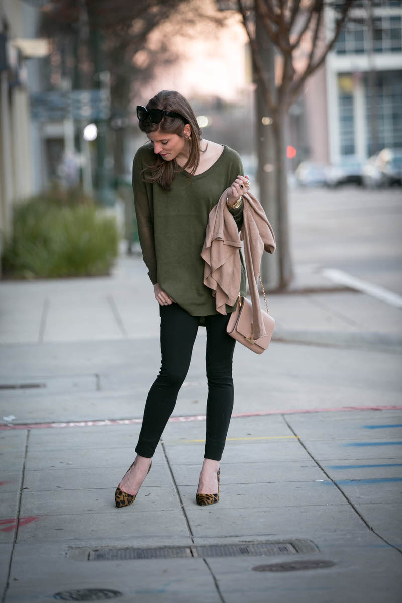 Oversized Hunter Green Sweater BrightonTheDay