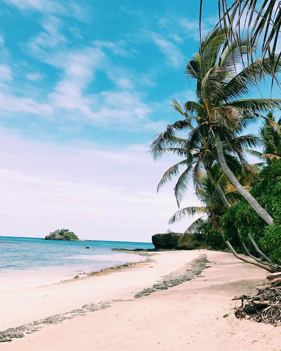 beach view of fiji