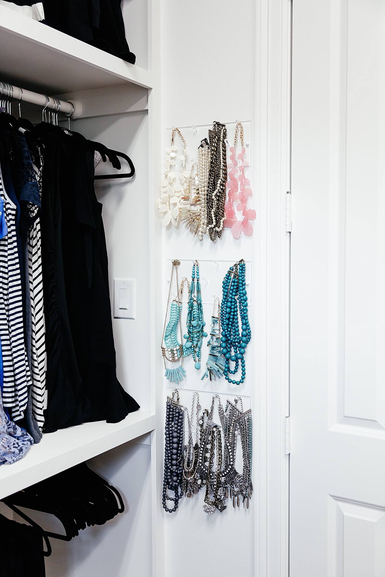 brighton keller new home closet reveal jewelry organization