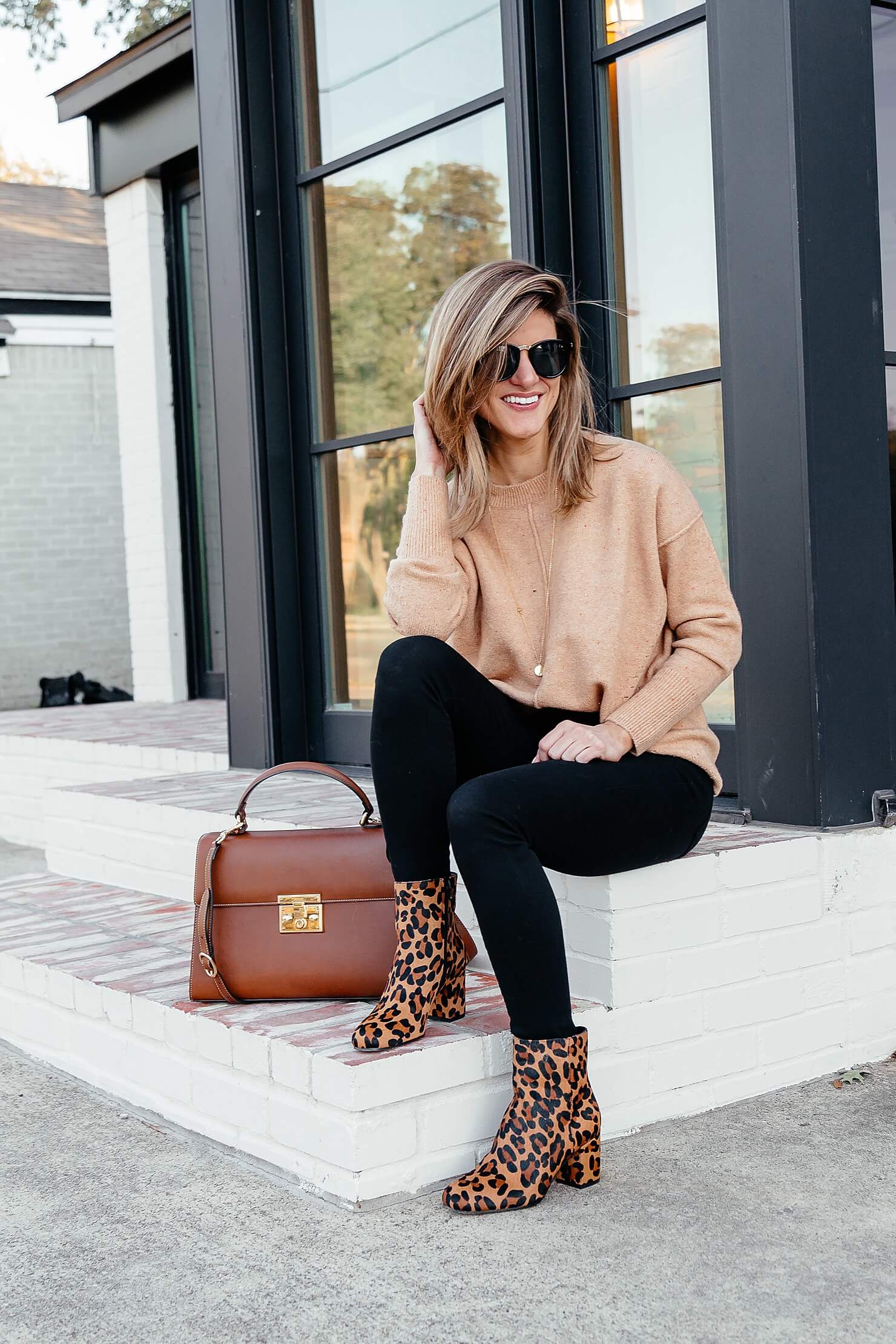 Leopard print booties outfit on sale