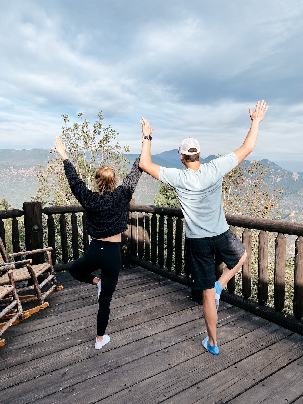 yoga at cloud camp, the qroadmoor wilderness experience