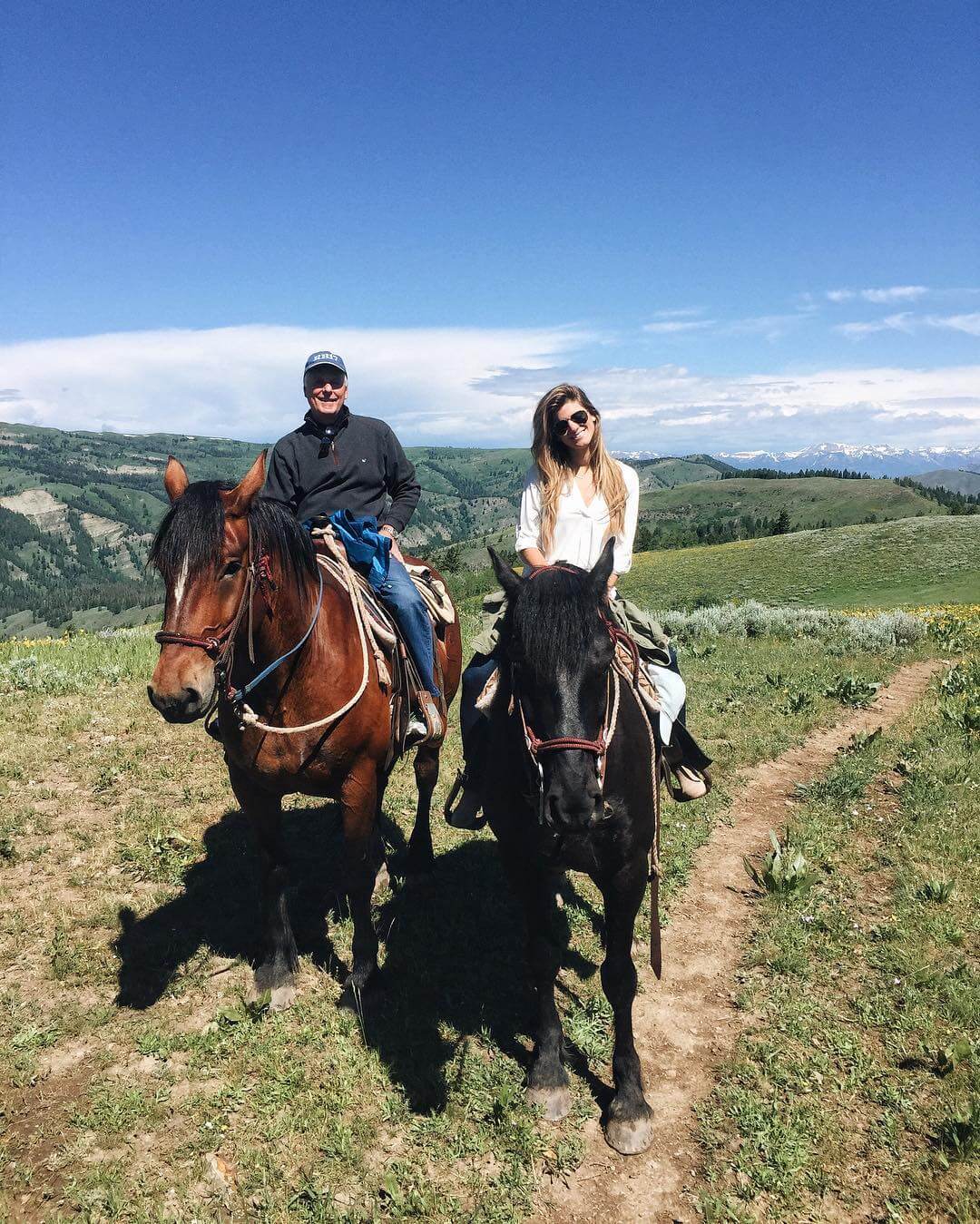 horseback riding jackson hole WY, brighton keller and stephen keller