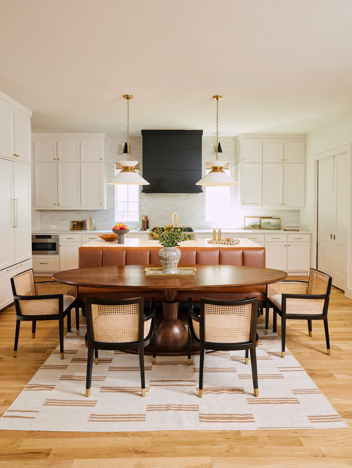 brighton butler banquette kitchen island 