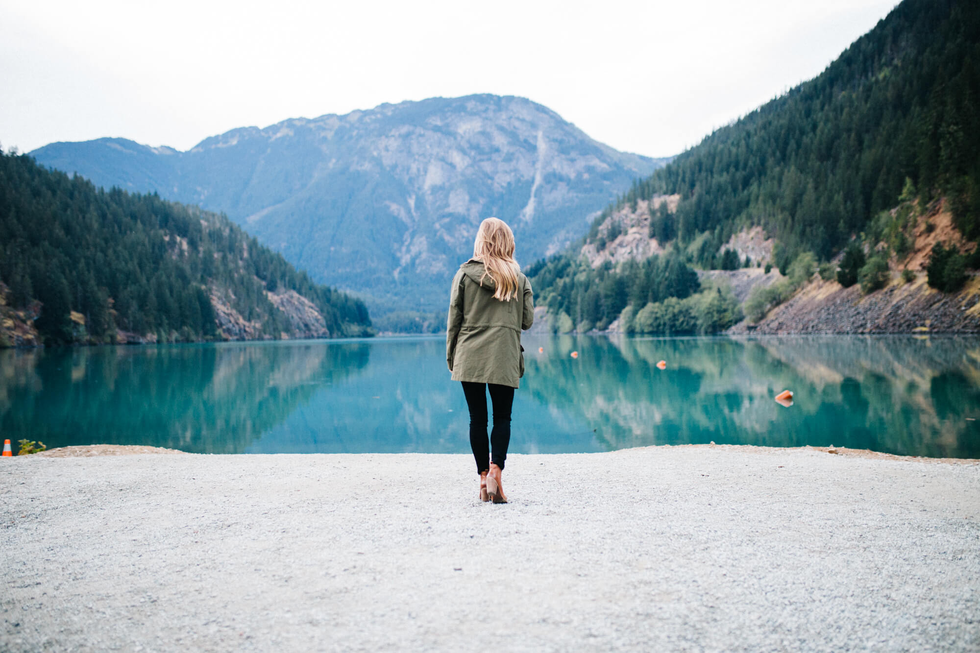 brighton keller, diablo lake in washington