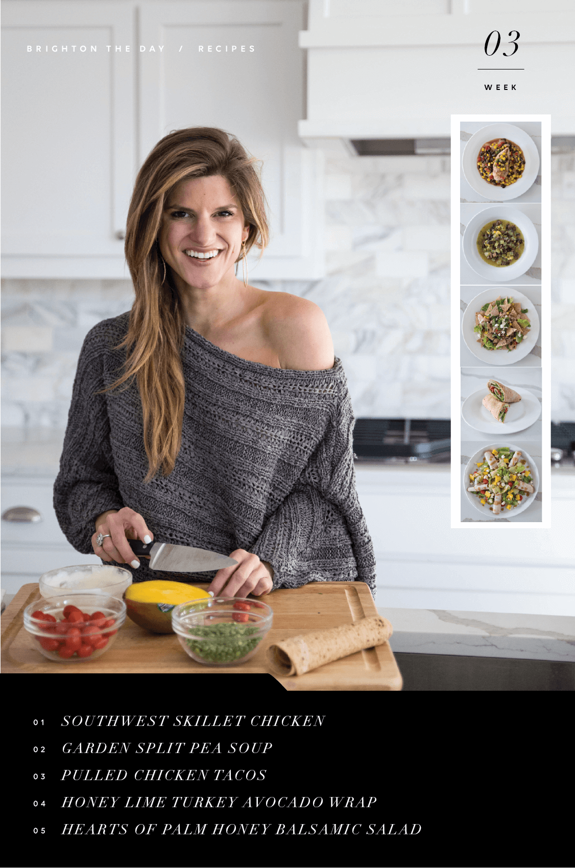 BTD Weekly meal plan week 3