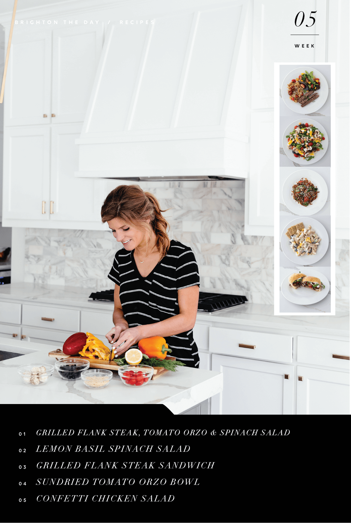 BTD Meal Plan Week 5 