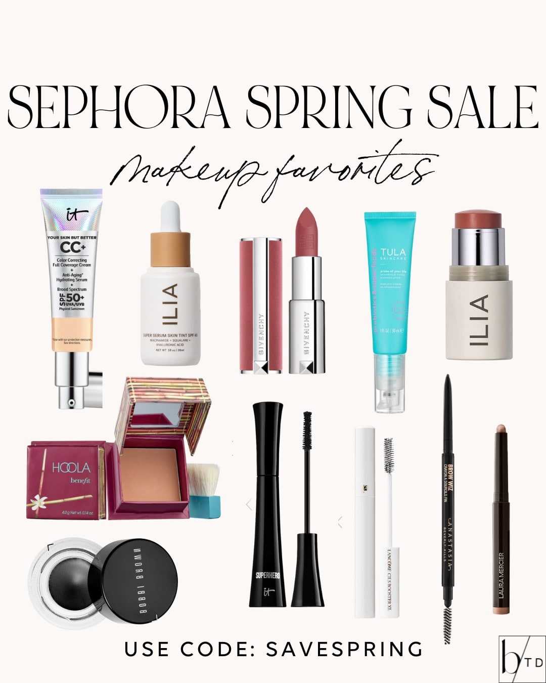 Brighton Butler Sephora Spring Sale 2022 Makeup Favorites