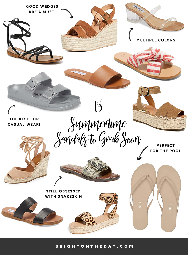 Summertime Sandals to Grab Soon | BrightonTheDay