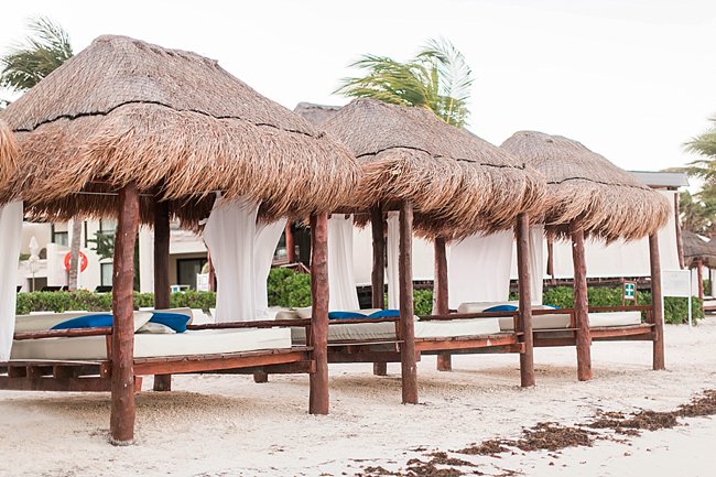 azul beach bed cabanas