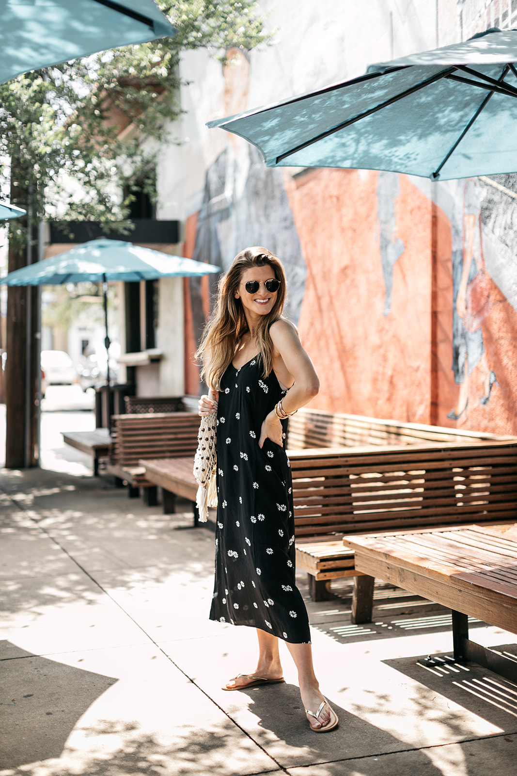 floral black dress Walmart 