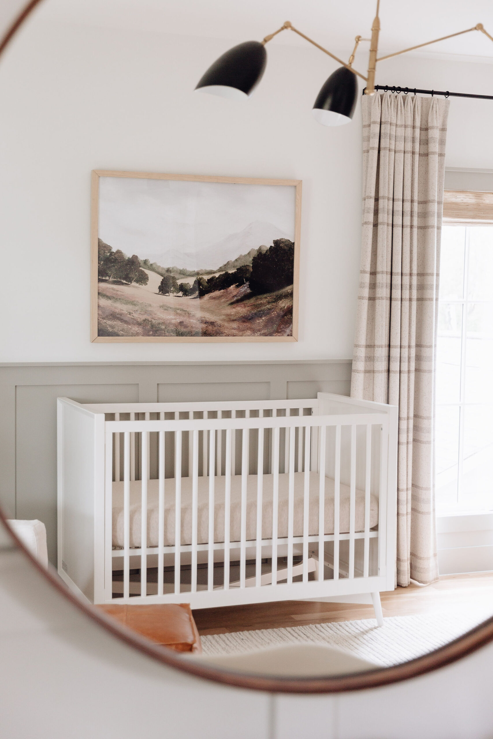 brighton butler nursery, wainscoting nursery