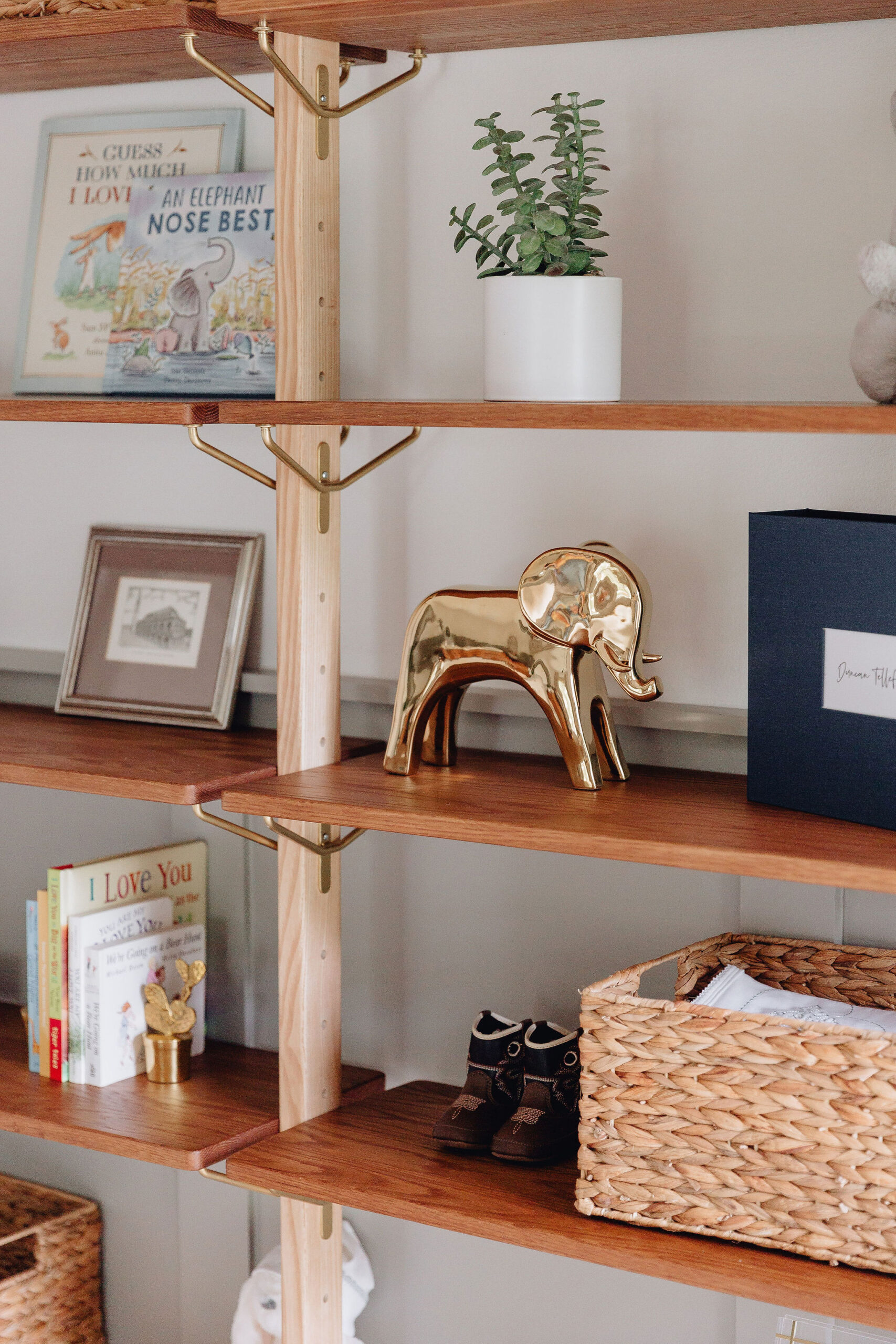 nursery bookshelves