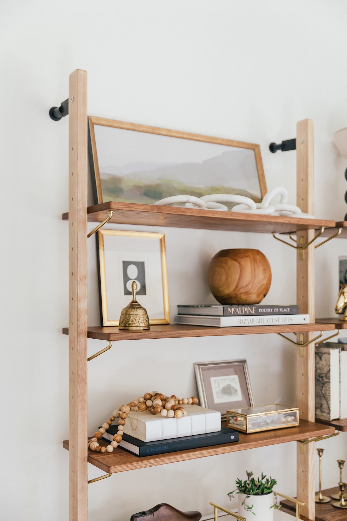 brighton butler denver office wooden shelves