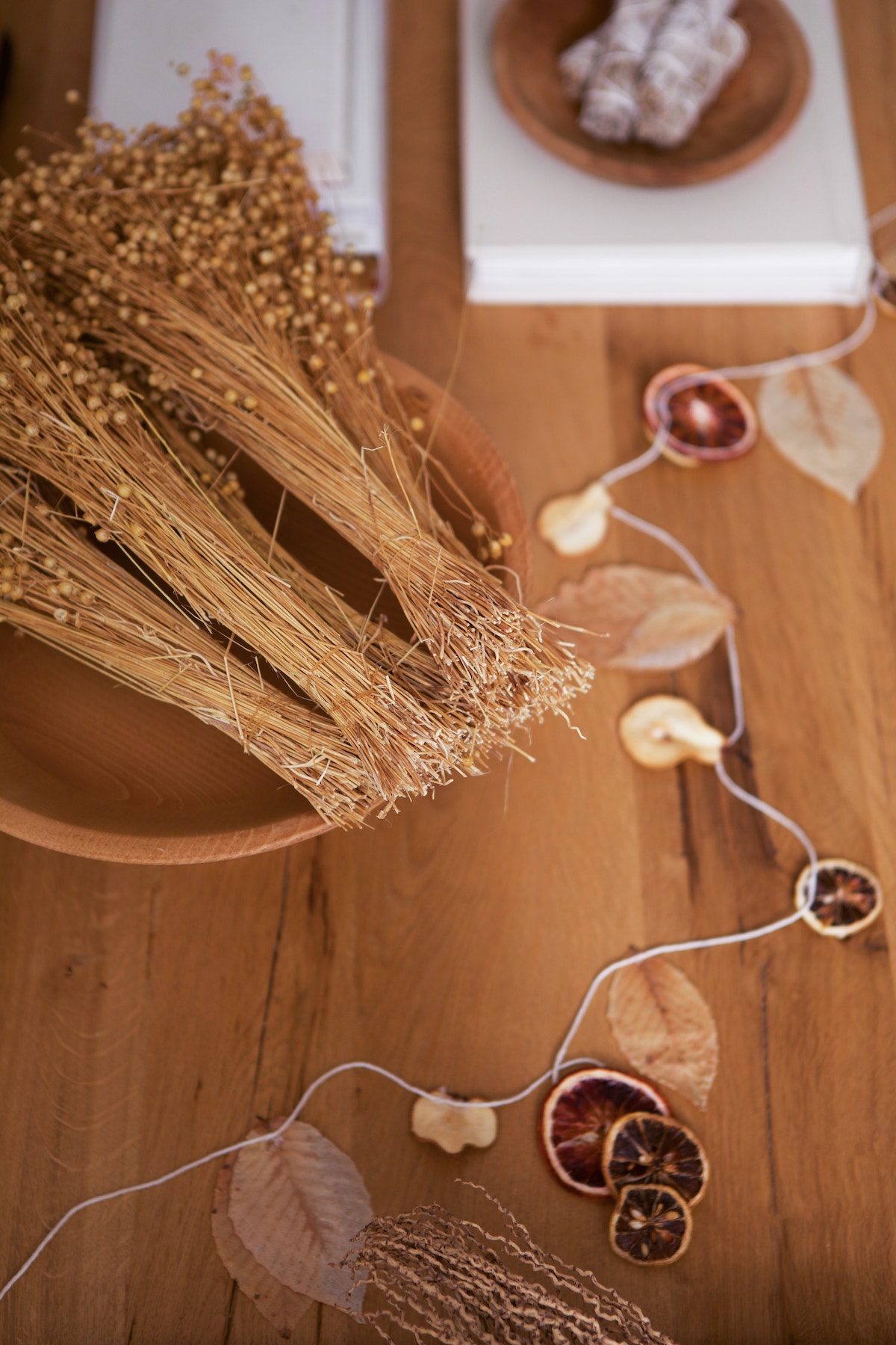 coffee table fall styling details