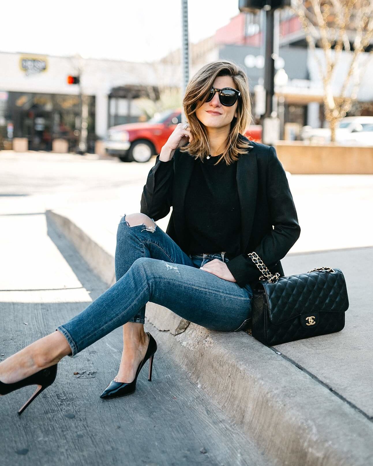 Blazer With Jeans Outfit Sophisticated Chic Style