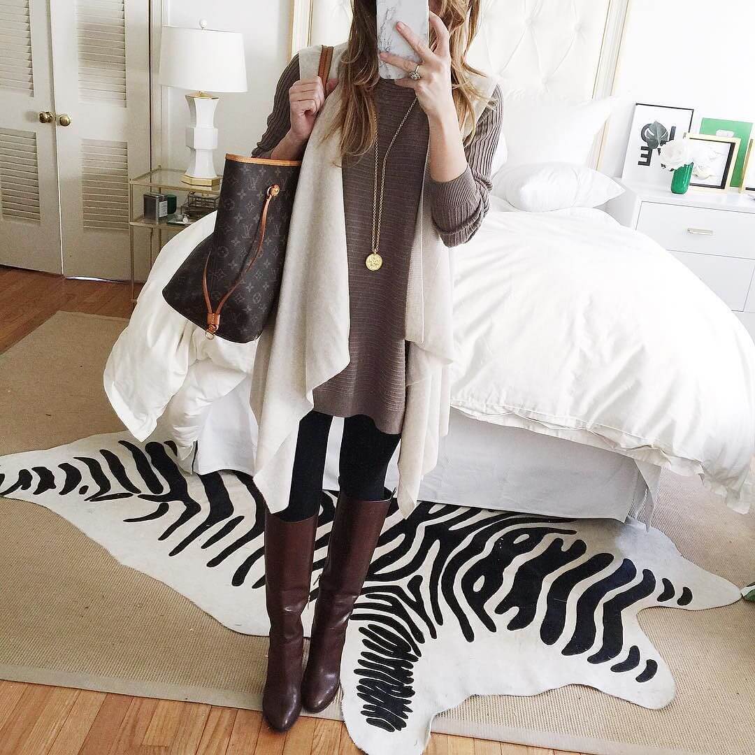 Long sweater tunics to wear with leggings best sale